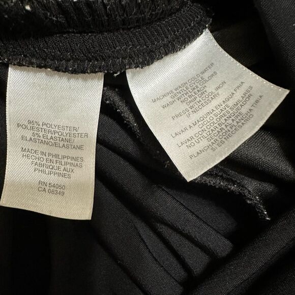 Evan-Picone Black MIDI Dress Size10 - Picture 6 of 9